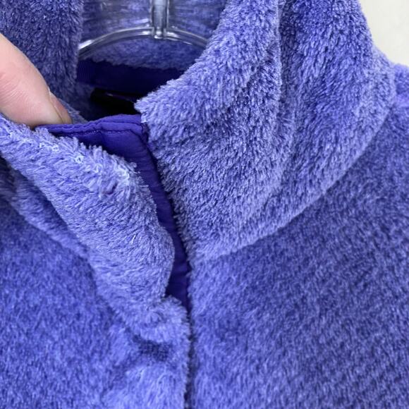 Patagonia Wmns Sz M Re-Tool Snap-T Pullover Brushed Fleece in Purple Violet - Picture 6 of 16